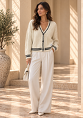 Women’s Long Sleeve Wool-Blend Cardigan