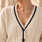 Women’s Long Sleeve Wool-Blend Cardigan
