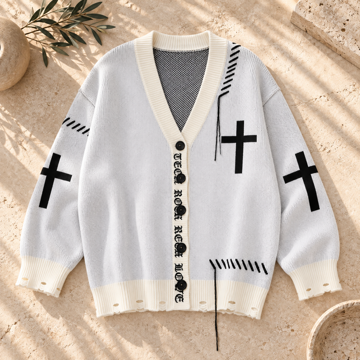 Women’s Tassel V-Neck Knit Cardigan